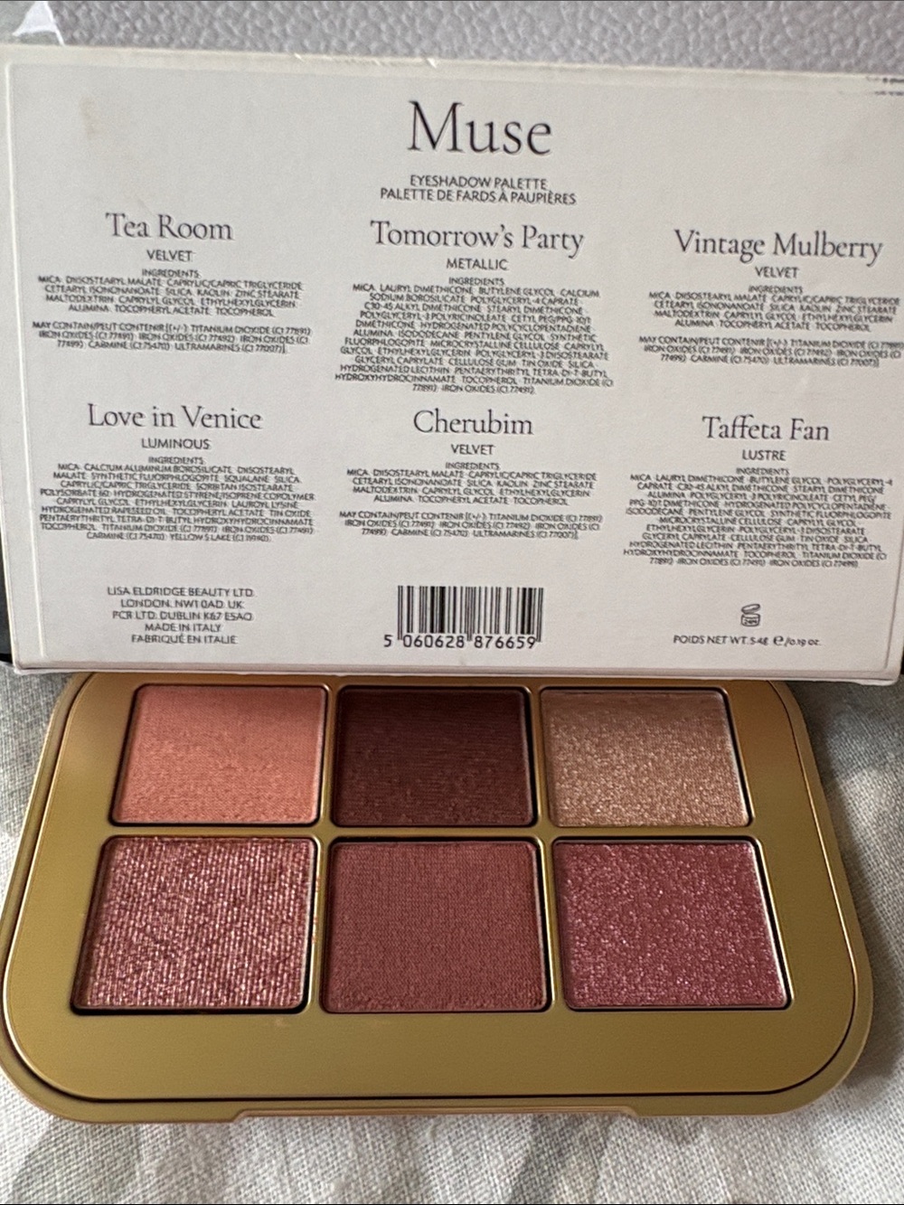 Lisa Eldridge Muse Six-Shade Eyeshadow Palette